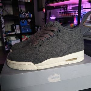 Jordan 3 wool gs sz5
